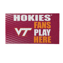 Virginia Tech Fan PVC Mat, 28"x16"