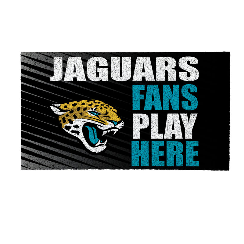 Jacksonville Jaguars Fan PVC Mat, 28"x16"