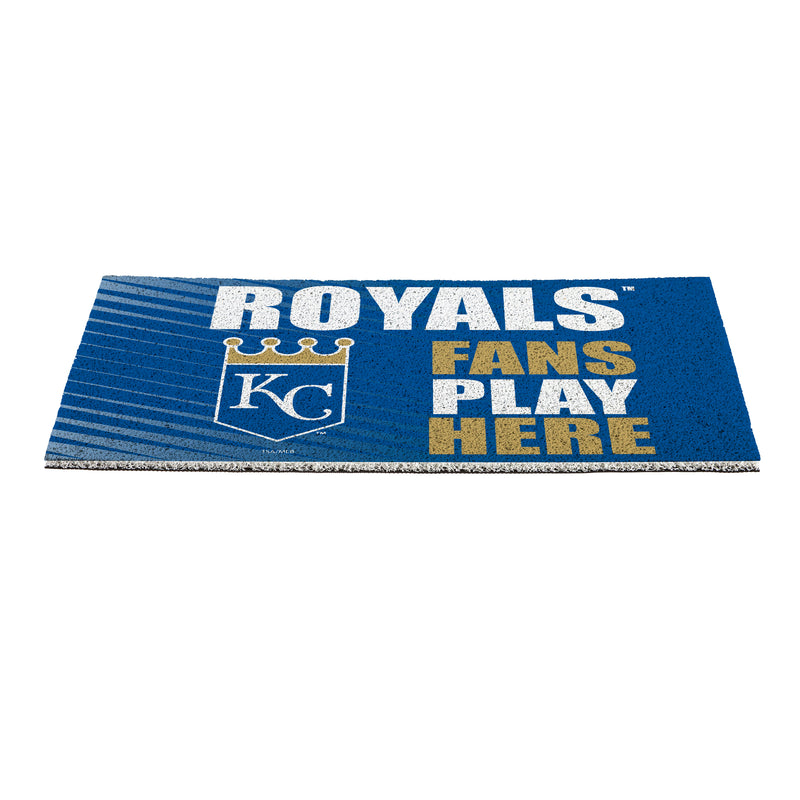 Kansas City Royals Fan PVC Mat, 28"x16"
