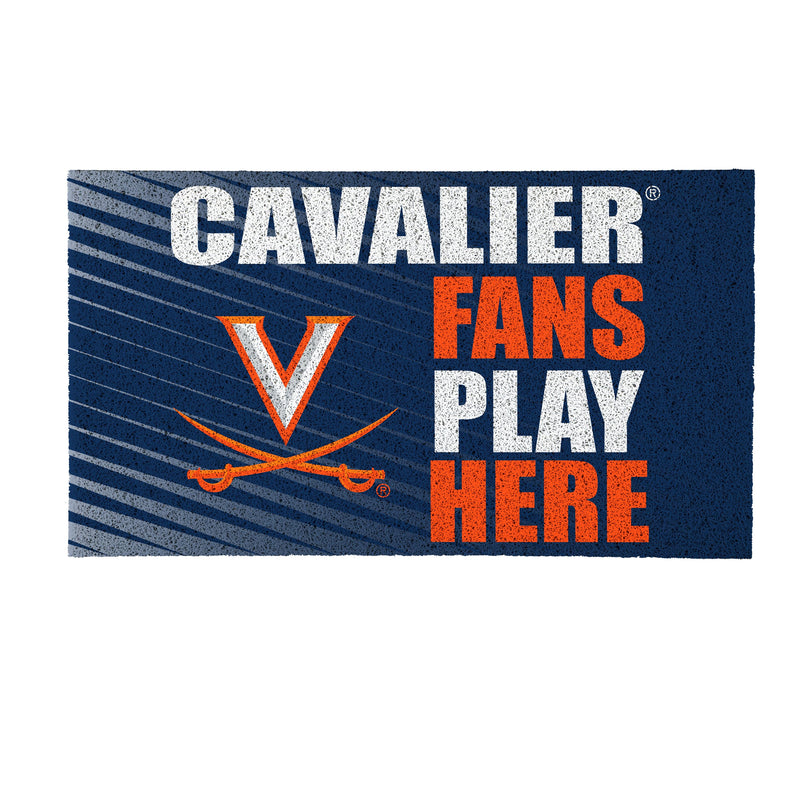 University of Virginia Fan PVC Mat, 28"x16"