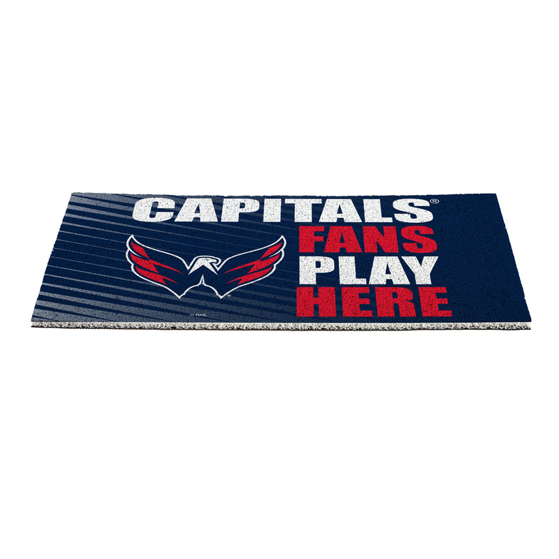 Washington Capitals Fan PVC Mat, 28"x16"