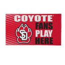 University of South Dakota Fan PVC Mat, 28"x16"