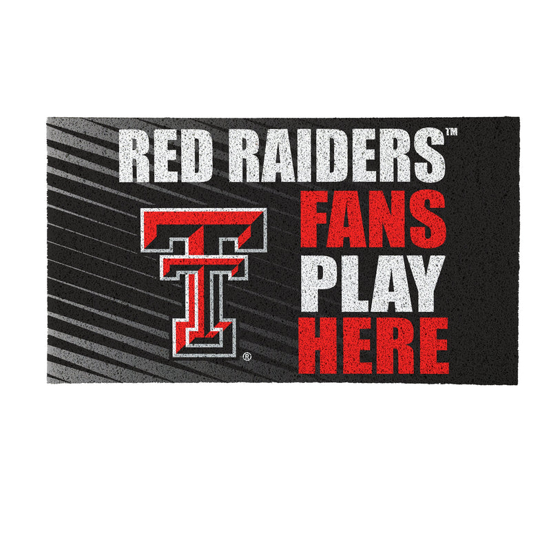 Texas Tech University Fan PVC Mat, 28"x16"