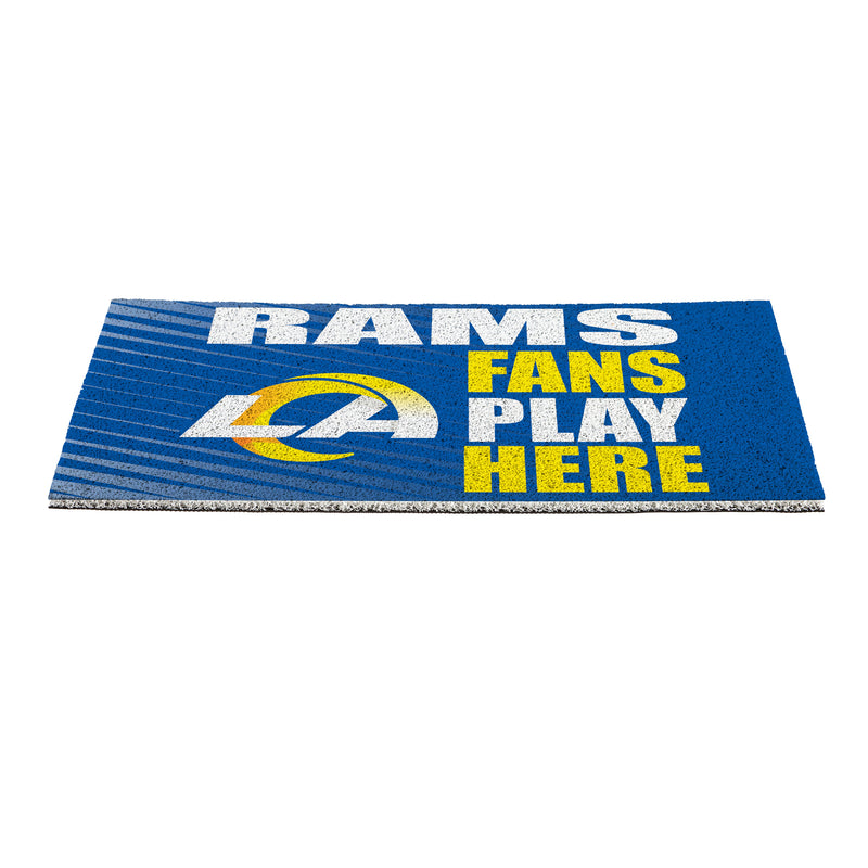 Los Angeles Rams Fan PVC Mat, 28"x16"