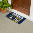 Milwaukee Brewers Fan PVC Mat, 28"x16"