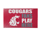 Washington State University Fan PVC Mat, 28"x16"