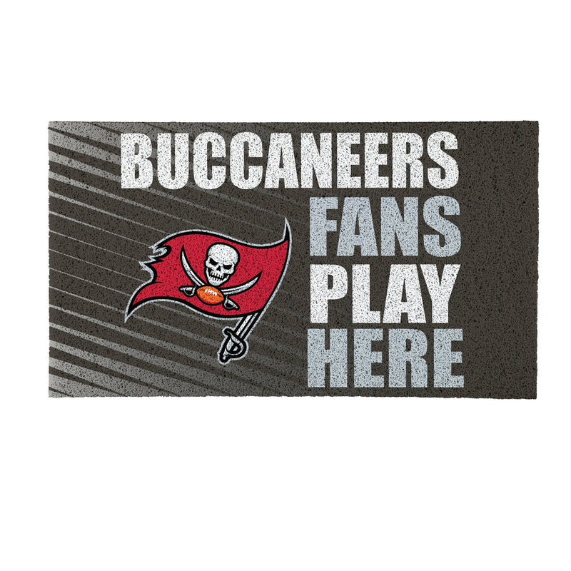 Tampa Bay Buccaneers Fan PVC Mat, 28"x16"