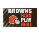 Cleveland Browns Fan PVC Mat, 28"x16"