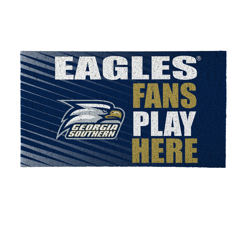 Georgia Southern University Fan PVC Mat, 28"x16"