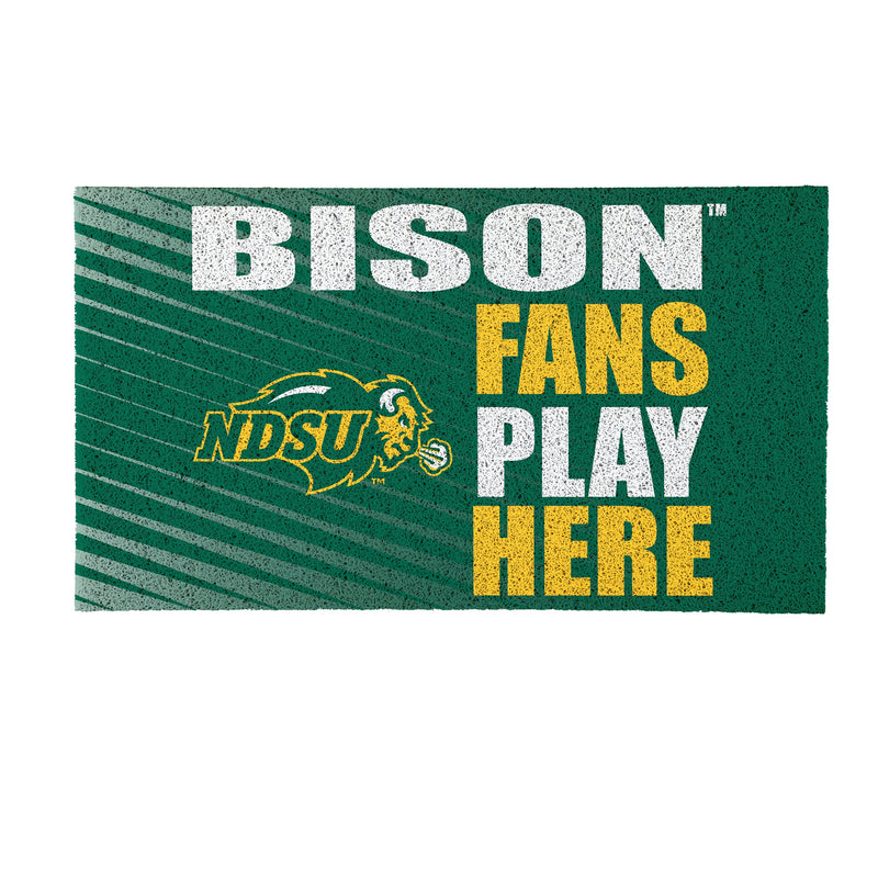 North Dakota State University Fan PVC Mat, 28"x16"