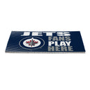 Winnipeg Jets Fan PVC Mat, 28"x16"