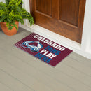 Colorado Avalanche Fan PVC Mat, 28"x16"