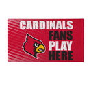 University of Louisville Fan PVC Mat, 28"x16"