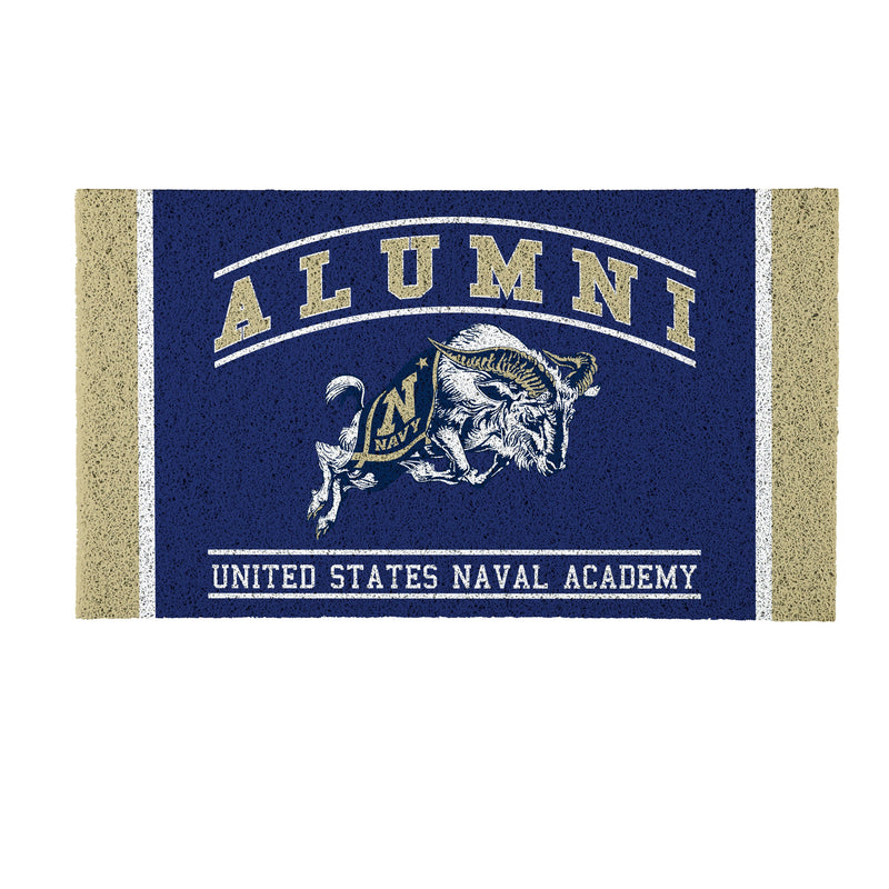 US Naval Academy Alumni PVC Mat, 28"x16"