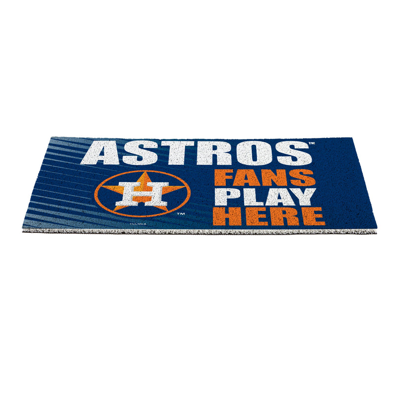 Houston Astros Fan PVC Mat, 28"x16"