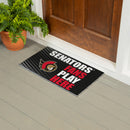 Ottawa Senators Fan PVC Mat, 28"x16"