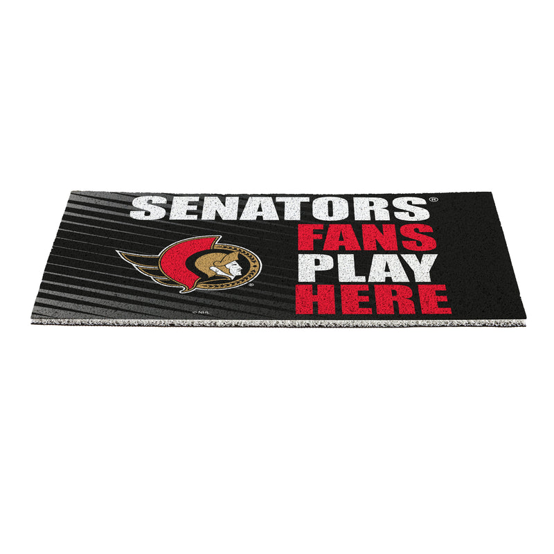 Ottawa Senators Fan PVC Mat, 28"x16"