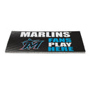 Miami Marlins Fan PVC Mat, 28"x16"
