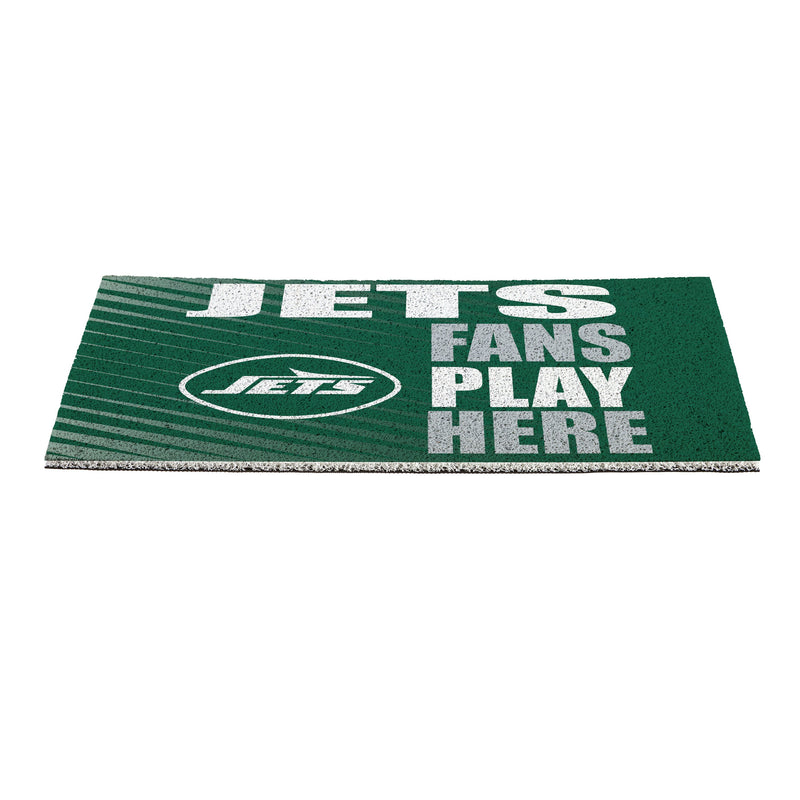 New York Jets Fan PVC Mat, 28"x16"