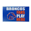 Boise State University Fan PVC Mat, 28"x16"