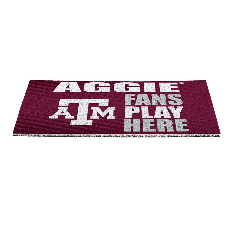 Texas A&M Fan PVC Mat, 28"x16"