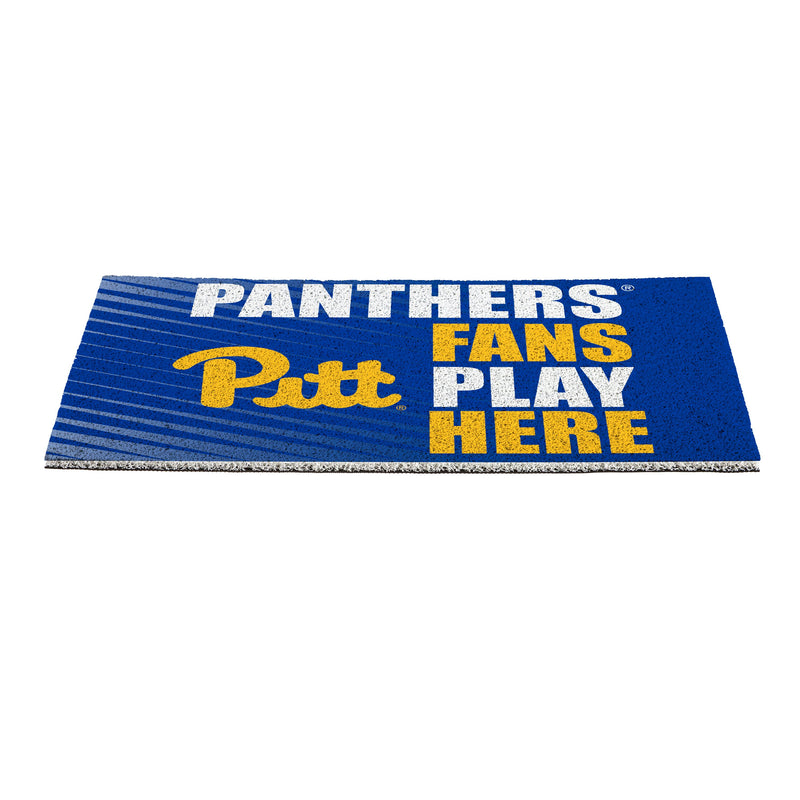 University of Pittsburgh Fan PVC Mat, 28"x16"