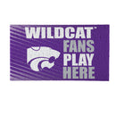 Kansas State University Fan PVC Mat, 28"x16"
