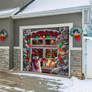 Winter View Single Garage Door Cover