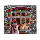 Winter View Single Garage Door Cover