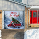 Evergreen Christmas Delivery Single Garage Door Cover