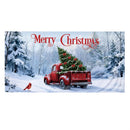 Evergreen Christmas Delivery Double Garage Door Cover
