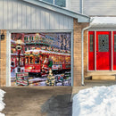 Christmas Trolley Ride Single Garage Door Cover