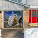 Christmas Miracle Single Garage Door Cover