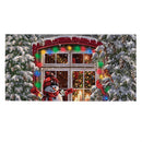 Winter View Double Garage Door Cover