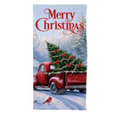 Evergreen Christmas Delivery Door Cover