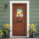 Bee Happy Hive Door Decor