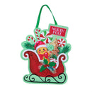 North Pole Treats Sleigh Shaped Door Decor