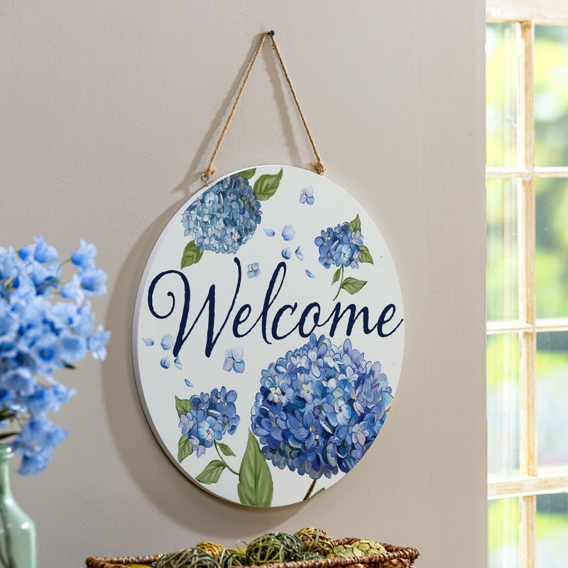 Hydrangea Haven, 18" Door Decor