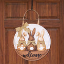 Every Bunny Welcome Here Door Decor