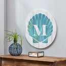 Coastal Door Decor Shell Monogram 18" M