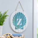 Coastal Door Decor Shell Monogram 18" Z