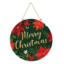 Holly Homestead Wood Door Decor, "Merry Christmas", 18"