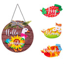 Hillside Pasture Giddy the Goose™ 4-Season Hello Interchangeable Sign Set