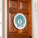 Coastal Door Decor Shell Monogram 18" Q