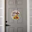 With God Anything Is Possible PVC 16"D Door Decor