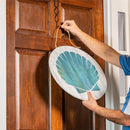 Monogram Blank Shell Door Decor