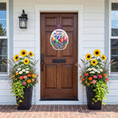 Colorful Egg Welcome Door Decor