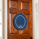 Monogram Blank Nautical Blue Door Decor