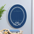 Monogram Blank Nautical Blue Door Decor