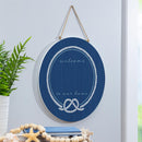 Monogram Blank Nautical Blue Door Decor
